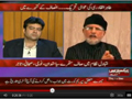 Dr. Muhammad Tahir-ul-Qadri with Kamran Shahid on Express News in Front line-by-